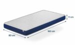 DORMISSIMO Matratze 80x160 Orion Komfort H2 – Wendbar mit Airfresh-System für Kinderbetten – Bild 3