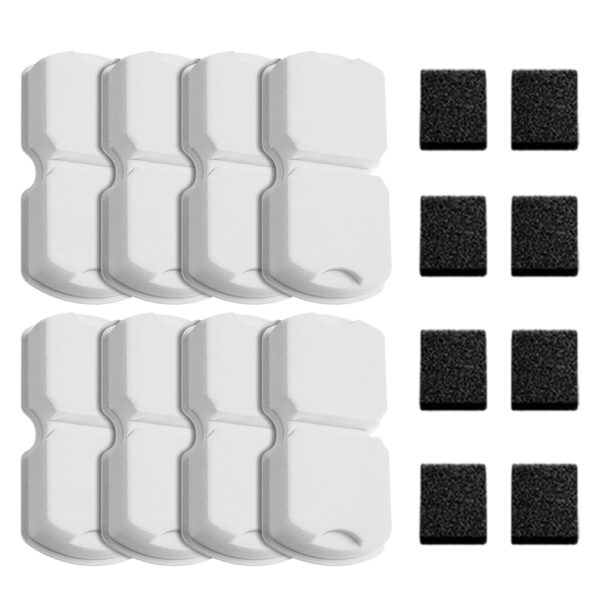 ATMZIQXR Katzenbrunnen Filter 16er Set – Kohle- & Schaumfilter für 4 Monate