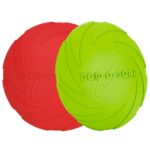 Vivifying Hundefrisbee 2er-Set, 18 cm Naturkautschuk – Schwimmfähiges Wurfspielzeug – Bild 8