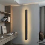 100 cm LED-Wandleuchte Villa schwarz – IP65 Aluminium Aussenleuchte für Innen & Aussen – Bild 8