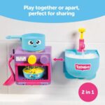 TOMY Toomies Bubble & Bake Badewannen Küche – 2-in-1 Rollenspielset ab 18 Monaten – Bild 6