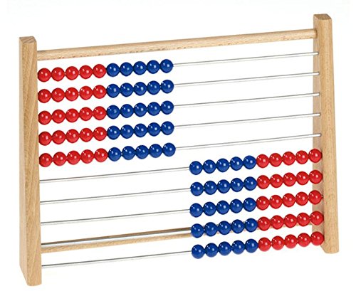 Betzold Holz-Rechenschieber 100 – Abakus für Grundschule Rechnen lernen