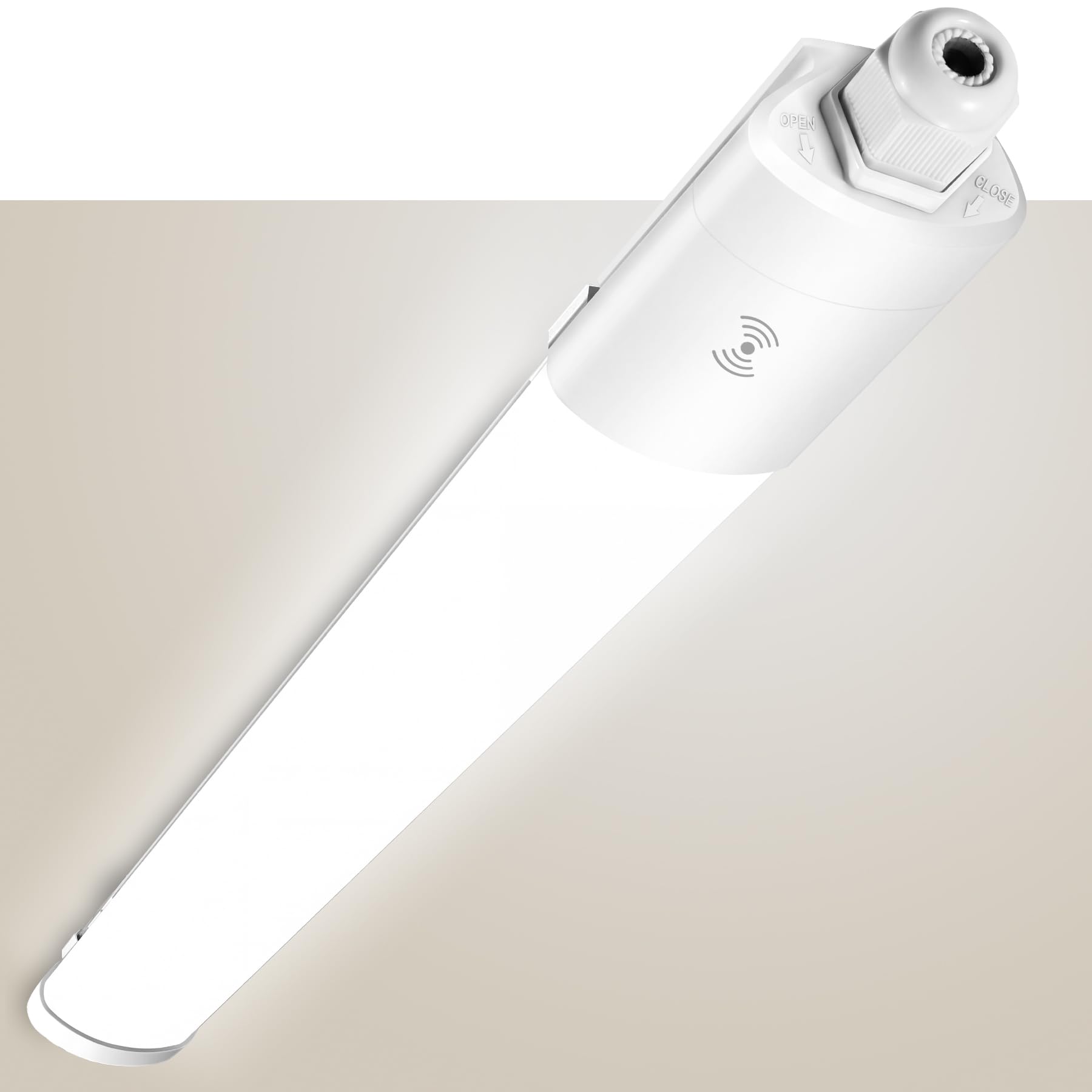 SNADER 90cm LED Feuchtraumleuchte mit Bewegungsmelder – 2690lm Werkstattlampe IP65 für Garage & Keller