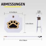 BACOENG Hunde-Trinkbrunnen mit Messingventil – Wasserspender für Garten & Terrasse – Bild 6