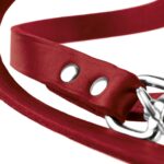 HUNTER Hundeführleine aus Leder 20/200 cm – 3-fach verstellbar, cognac, Made in Germany – Bild 8