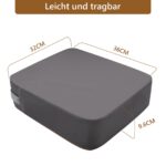 Aqash Sitzerhöhung für Kinder – 9,5 cm Höhenverstellung mit rutschfestem Boden & Sicherheitsgurten – Bild 2