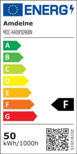 Amdelne Deckenleuchte 65cm dimmbar mit Fernbedienung – 3-Ring LED Design für Wohnzimmer – Bild 10