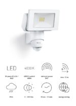Steinel LS 150 S LED Aussenstrahler weiss – 1375 lm Bewegungsmelder 240° für Einfahrten & Höfe – Bild 4