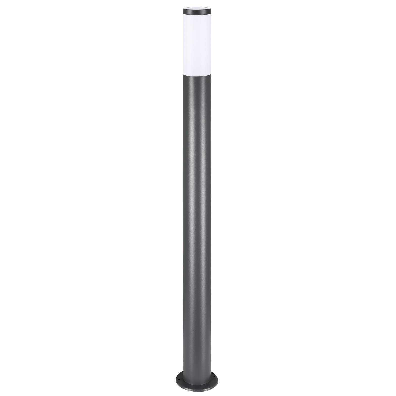 Monzana Edelstahl Außenleuchte 100cm – Wetterfest & Rostfrei für Garten & Terrasse