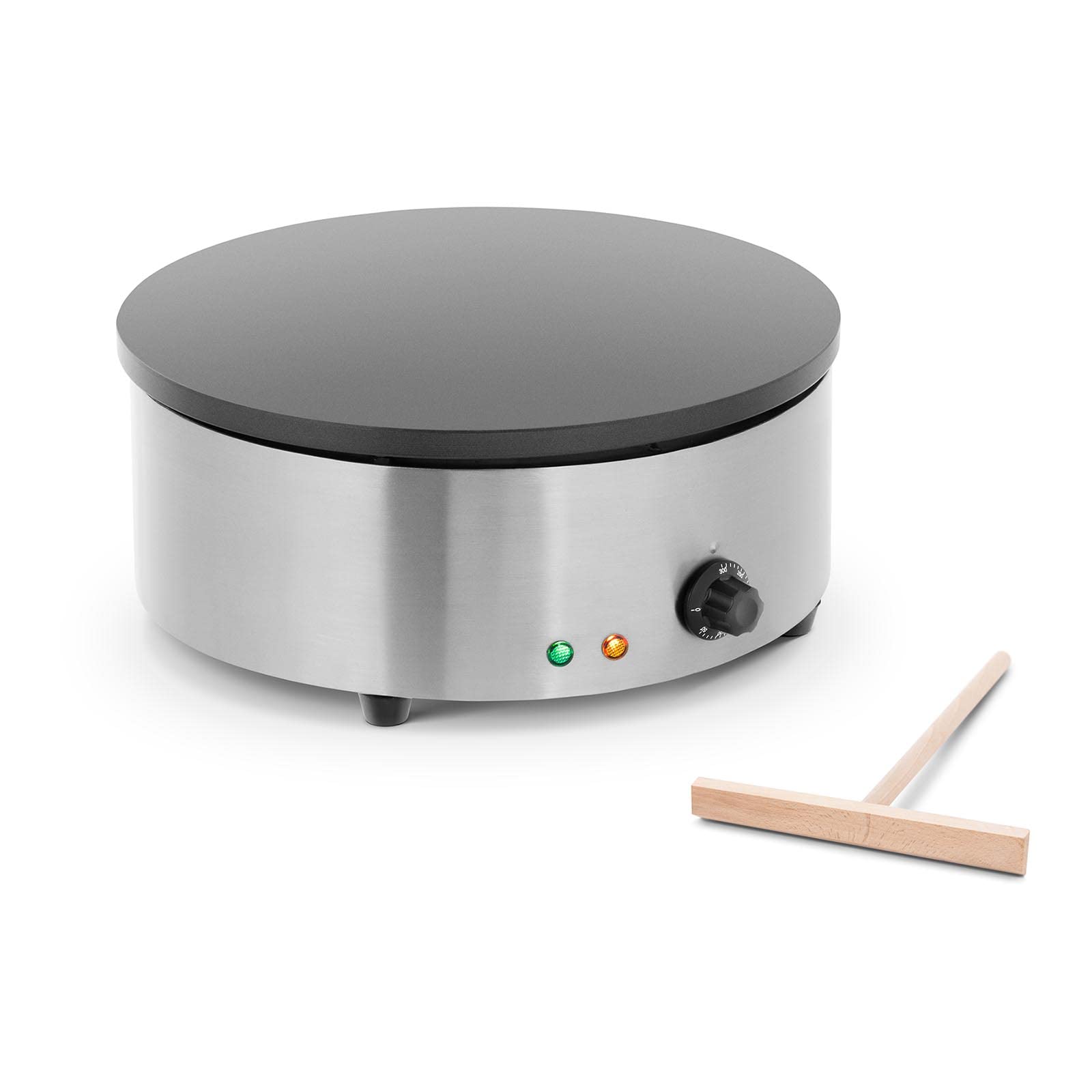 Royal Catering RCEC-3000-R Crepes Maker – Profi-Crêpeisen 40 cm, 3000 W