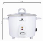 KeMar KRC-200 Reiskocher 1,4L Edelstahl – Digitaler Reiskocher mit Sensor & Warmhalte für 1-3 Personen – Bild 3