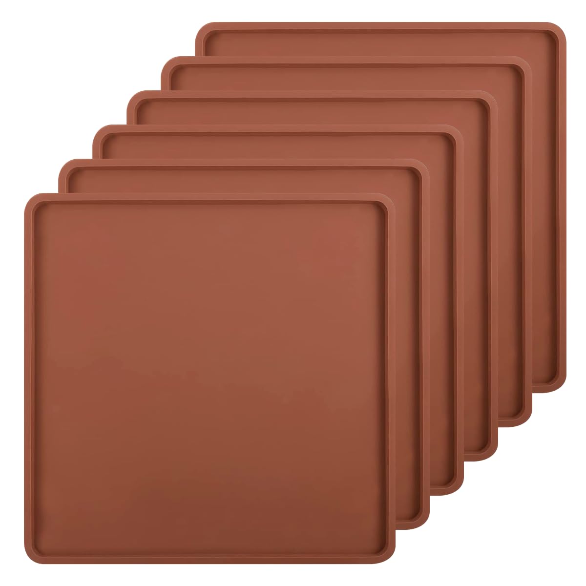 SFV Silikon-Dörrschalen 35,6 x 35,6 cm – Flexible Dehydrator-Matten für Excalibur