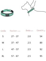 Yonsbox Personalisiertes Reflektierendes Hundehalsband mit Gravur – Sicherheit & Komfort – Bild 7