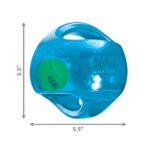 KONG Jumbler Ball mit Tennisball – Interaktives Apportierspielzeug für Hunde – Bild 5