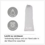 Jané Klappbares Kinderbettgitter 110 cm – Sicherheit & Atmungsaktivität mit Transporttasche – Bild 8