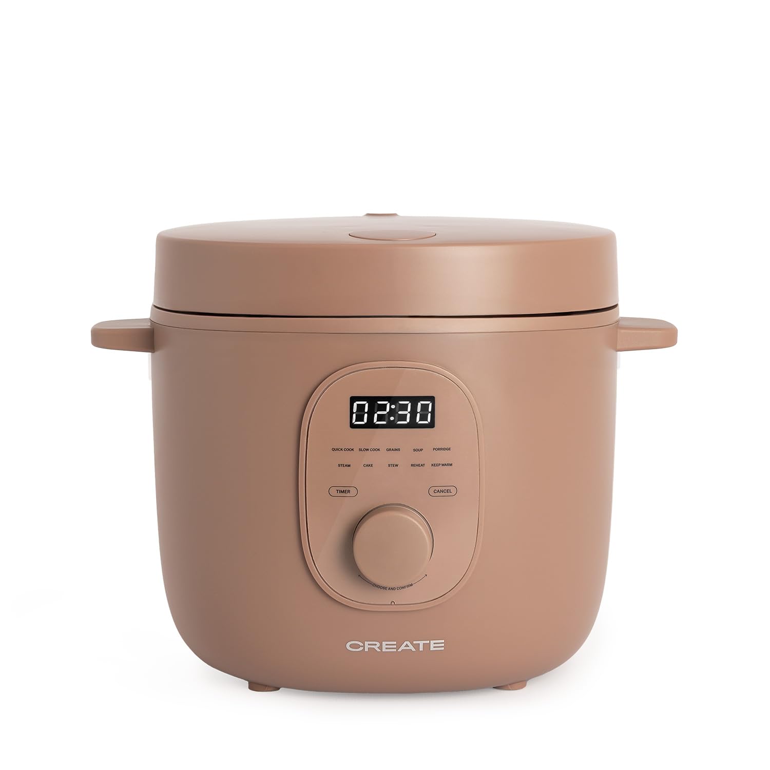51YY30EefRL._SY1500_.jpg CREATE Rice Cooker Studio 3L – Elektrischer Reiskocher mit 24h Programmierung & Dampfkorb – Bild 1