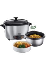 Russell Hobbs Reiskocher XL 5L mit Dampfgarer – Edelstahl Schongarer mit Warmhaltefunktion – Bild 3