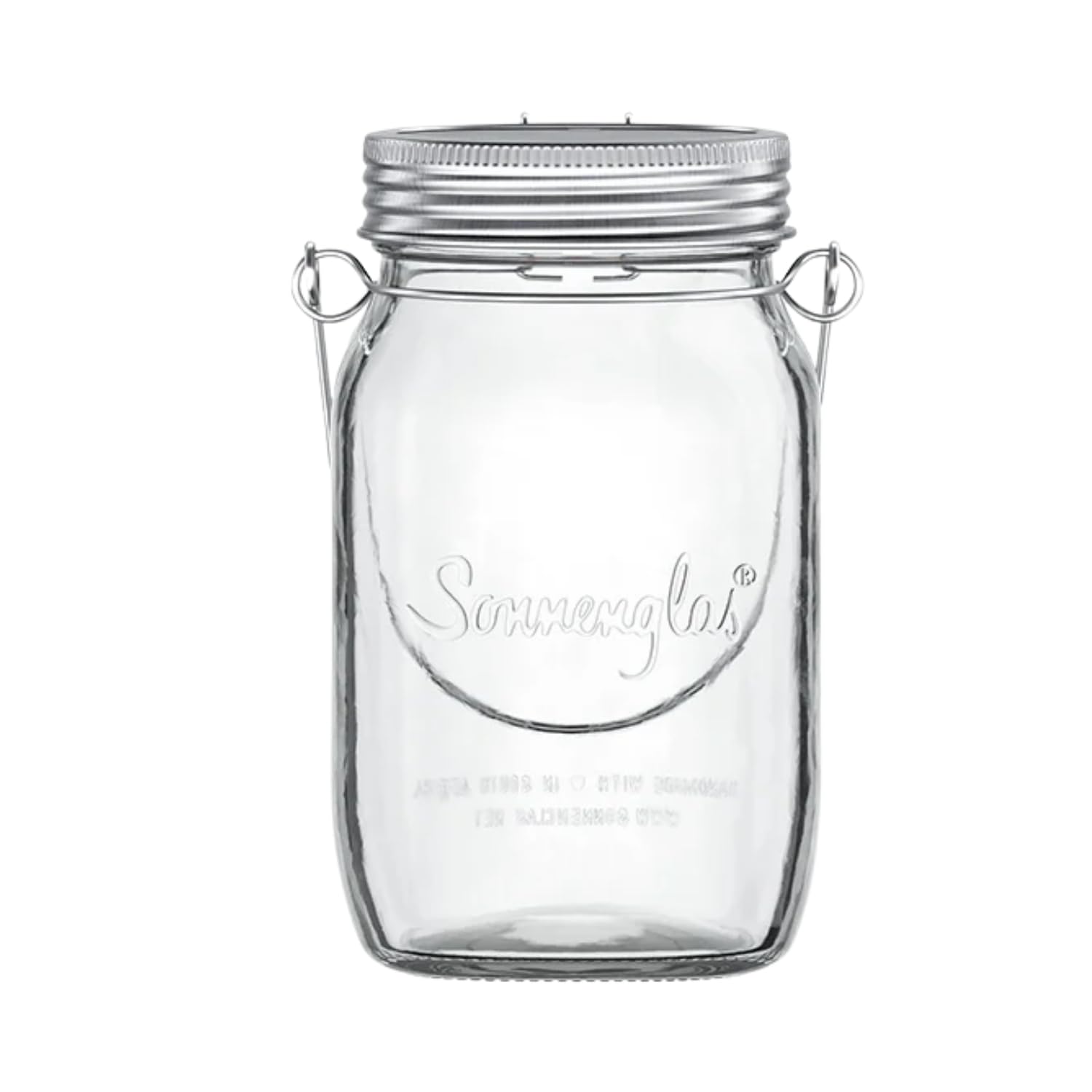 SONNENGLAS Classic 1000ml – Handgefertigte Solar-Laterne mit USB-C aus Südafrika