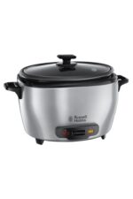 Russell Hobbs Reiskocher XL 5L mit Dampfgarer – Edelstahl Schongarer mit Warmhaltefunktion