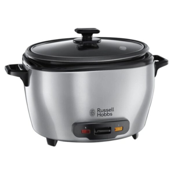 Russell Hobbs Reiskocher XL 5L mit Dampfgarer – Edelstahl Schongarer mit Warmhaltefunktion