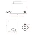 SunSun Netzteil JBA48V-12-1800U 12V 1800mA – IP68 Transformator für Teichbeleuchtung – Bild 5
