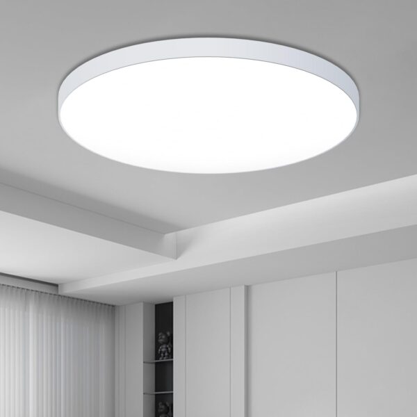 ORALUCE LED Deckenleuchte Rund 28cm 24W 2400lm Kaltweiß IP44 – Badezimmer & Küche