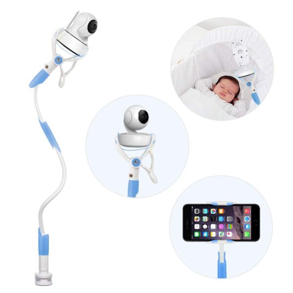 YIKANWEN Universal Kamera Halterung 85 cm – Flexible Babyphon Halter für sicheren Überblick