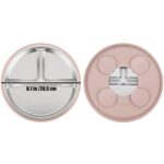 PandaEar Baby Edelstahl Besteck Set – 2 Teller, 2 Becher, Löffel & Gabeln für Baby Led Weaning – Bild 3