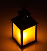 Lunartec LED-Laterne Outdoor mit Flammeneffekt & Timer – Stimmungslicht für Balkon & Terrasse – Bild 5