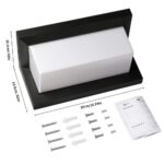 BENMA LED Wandleuchte 18W IP65 Warmweiss – Aluminium Aussenwandleuchte für Garten & Terrasse – Bild 7