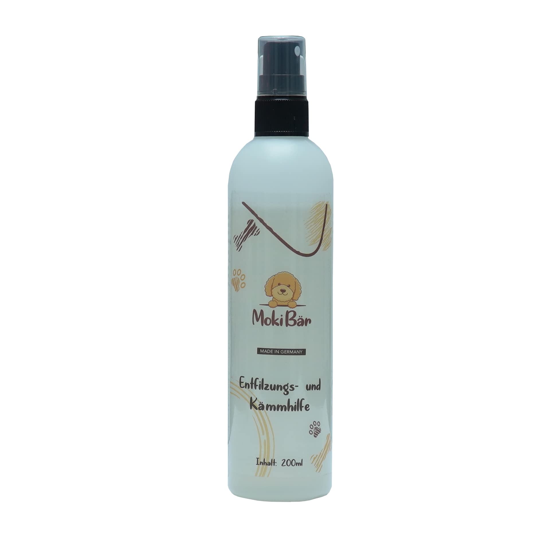 Moki Bär Entfilzungsspray 200ml – Pflege & Kämmhilfe für Hundefell