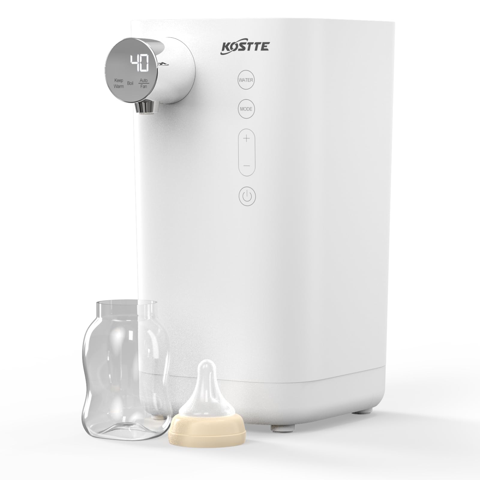 KOSTTE Flaschenzubereiter 1.5L – Intelligenter Warmwasserbereiter für Babynahrung in 20 Sekunden