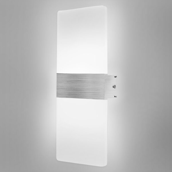 DAGORD LED Wandlampe 12W Kaltweiß 6500K – Moderne Wandleuchte für Innenräume
