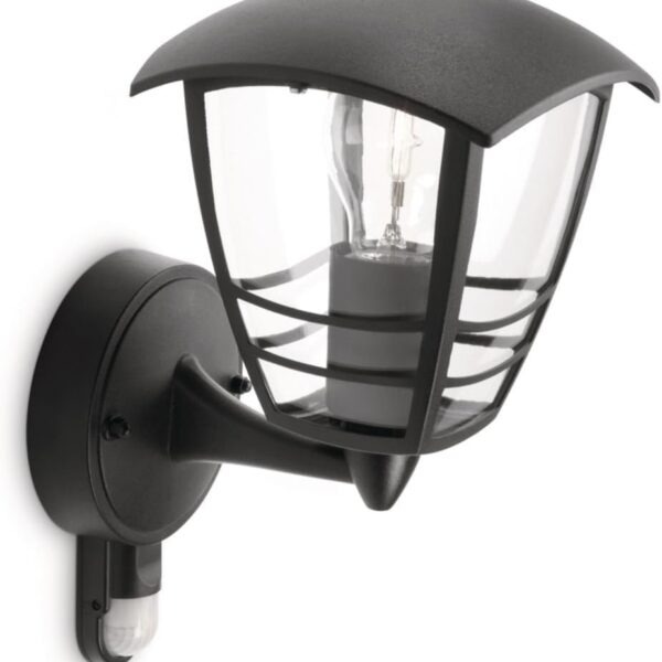 Philips Creek Wandleuchte 60 W mit Bewegungsmelder – Wetterfeste Aussenleuchte IP44