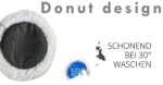 Borcelle Natural Donut-Hundebett Ø 50 cm mit Plüsch & Haarentfernerbürste – Wärmespeicherndes Katzenbett – Bild 5
