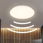 B.K.Licht LED Deckenleuchte mit Bewegungsmelder – Badlampe mit Spritzwasserschutz IP44