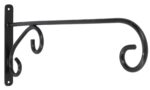 Wandarm aus Eisen für Aussensterne bis 80 cm – Wetterfester Metall-Halter für Garten