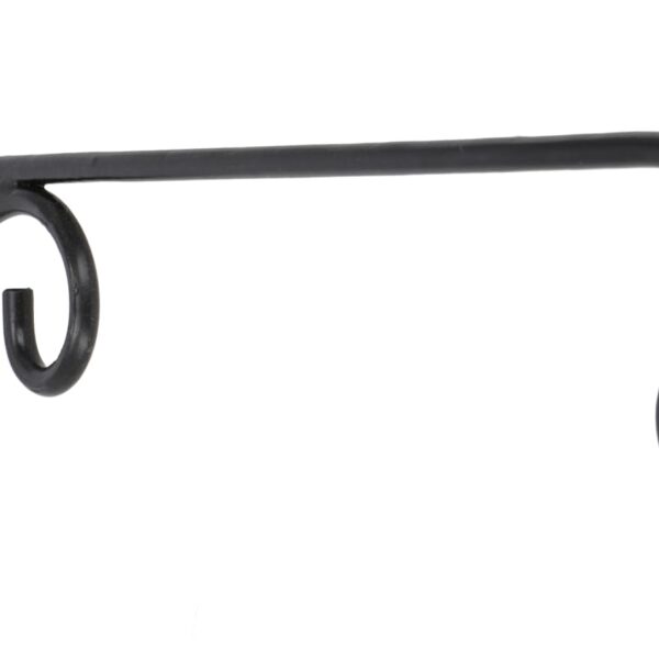 Wandarm aus Eisen für Aussensterne bis 80 cm – Wetterfester Metall-Halter für Garten