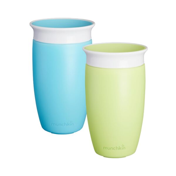 Munchkin Miracle 360° Trinkbecher 2er-Set – Auslaufsicherer Lernbecher ab 12 Monaten