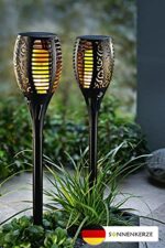 SONNENKERZE Solar-Gartenstecker Flame 2er-Set – Flammeneffekt Gartenleuchte mit 3-in-1 Funktion – Bild 7