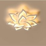 FUMIMID LED Deckenlampe 10-flammig Blume – Dimmbar mit Farbtemperaturwechsel für Wohn- & Schlafzimmer – Bild 5