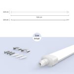 ANTENLICHT LED Feuchtraumleuchte 150cm – 45W 5000 Lumen IP65 Neutralweiss 4000K – Bild 6