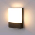 Lightsjoy LED-Aussenleuchte 18W IP65 – Warmweiss 3000K Wandlampe mit Aluminium