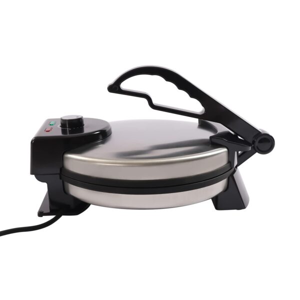 Wulimasun Elektrische Tortillapresse 1800W – Doppelseitig beheizt für Fladen & Tortillas