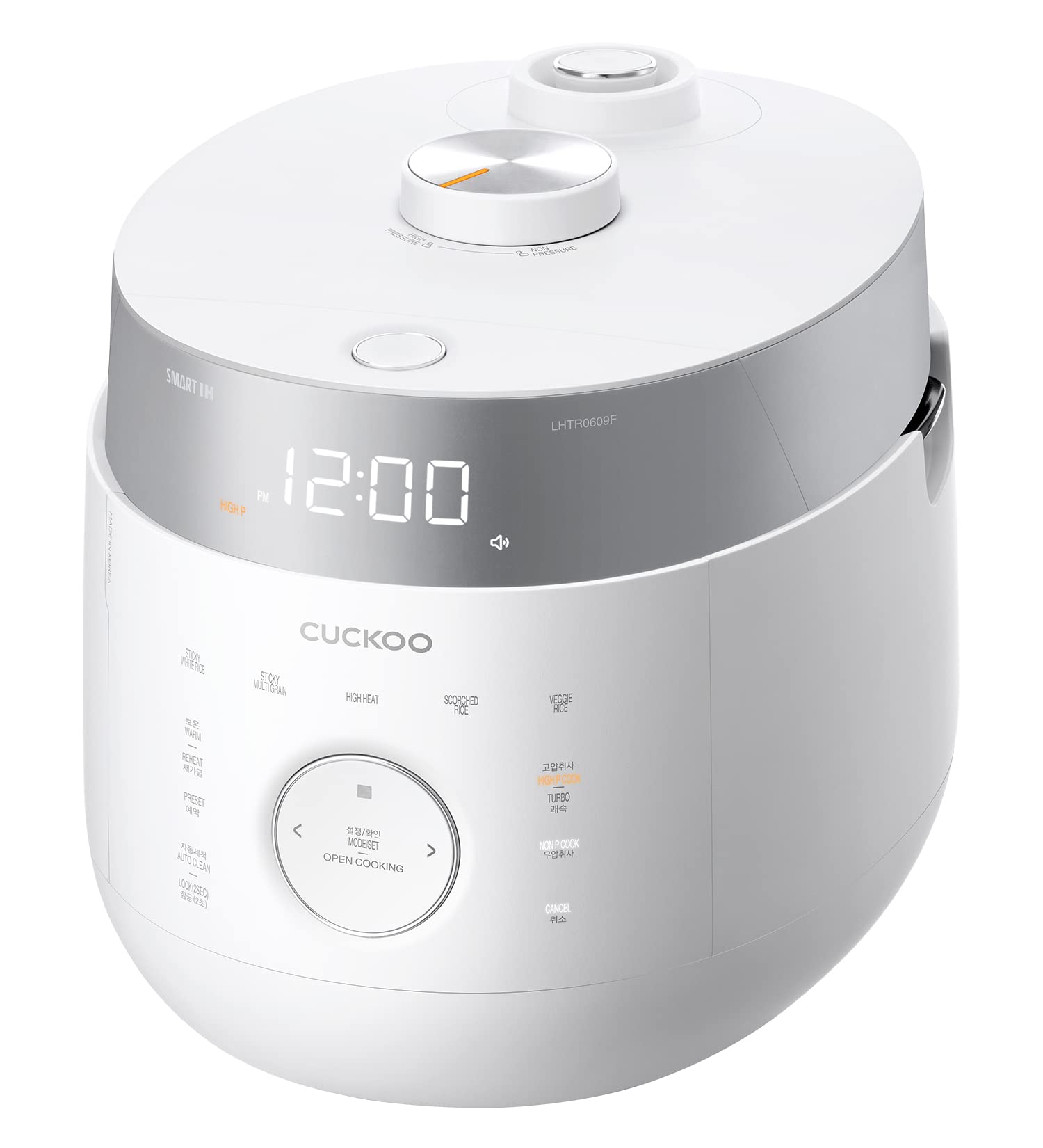 CUCKOO Reiskocher 1.08L CRP-LHTR0609F – Twin Pressure Induktion für 6 Tassen