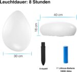 infray 40cm Solargartenkugel mit 9 Farbmodi – IP67 Solarleuchte für Garten & Balkon – Bild 7