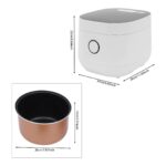 5L Elektrischer Reiskocher mit Low-Carb-Funktion & 24h Timer – für 5–8 Personen – Bild 3