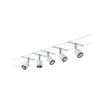 Paulmann Wire System TubeLED 5x4W – LED Seilleuchte Deckenleuchte Chrom matt – Bild 7