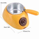 Haofy Elektrische Schokoladenschmelzmaschine mit 7 Formen – Fondue-Set für Heimgebrauch – Bild 3