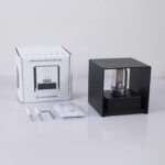 OOWOLF 2er-Set Wandleuchte 10x10cm mit G9-LED 4W – IP65 Innen & Außen Warmweiss – Bild 6